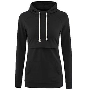 Nursing hoodie top